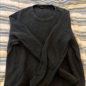 Banana Republic Men's Charcoal Crewneck Sweater